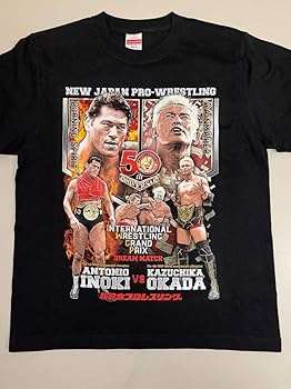 Amazon.co.jp: アントニオ猪木 オカダ カズチカ コラボTシャツ S